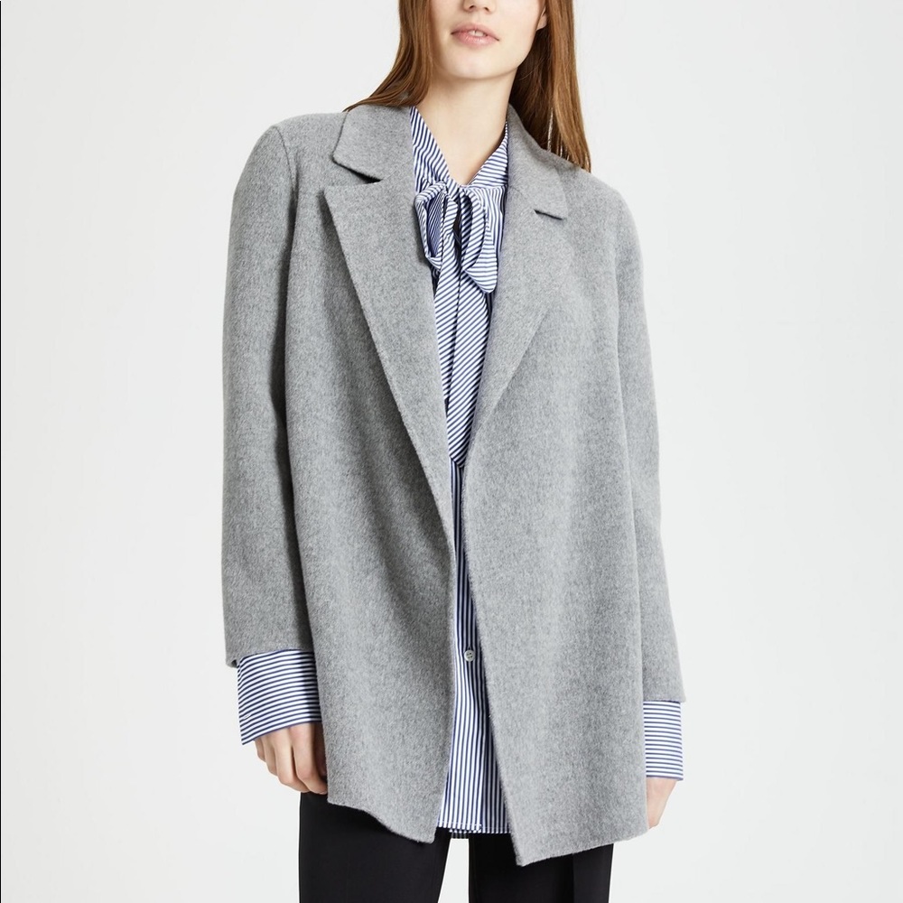 Theory Sileena Reversible Wool Coat